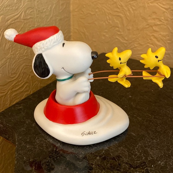 Hallmark Keepsakes 2000 Peanuts Gallery Numbered Edition Jolly Holidays Snoopy - Picture 2 of 7